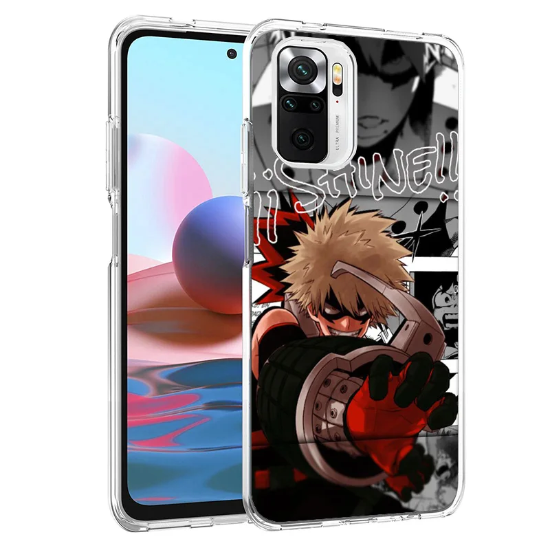 My Hero Bakugou Katsuki Phone Case For Xiaomi Redmi 12 12C 10 10C 10A 9 9A 9C 9T 8 8A 7 7A 6 Pro 6A K70 K60 K40 K20 S2 Print Cov