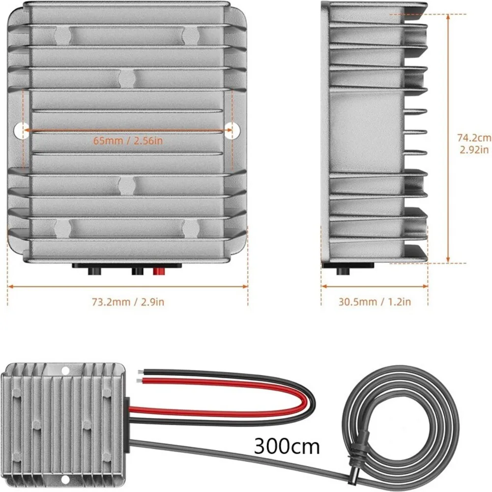 

12V To 57V 12V Adapter Camping Travel Natural Heat Dissipation For Camping 12v To 57v Power Adapter Transformer