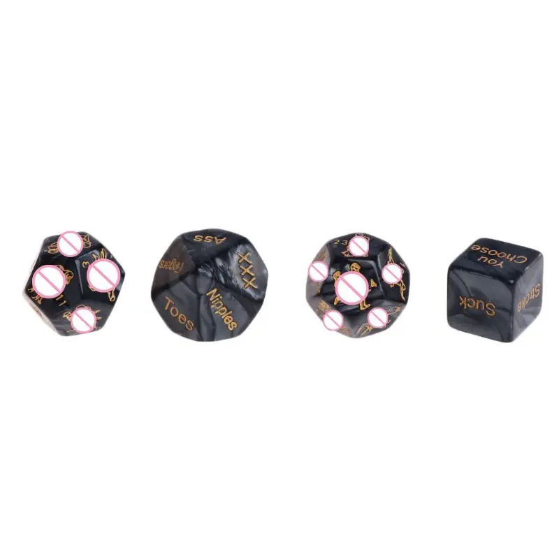 Fun Acrylic Dice Love Dice Sex Dice Love Game Toy Erotic Dices Love Dices BDSM Dice Sexy Posture Sex Toys For Couples Adult Game