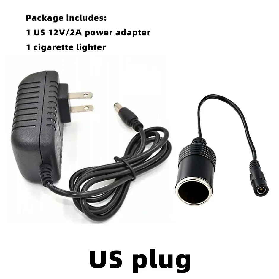 Autoladegerät, Netzteil, Steckdose, AC 100V/240V, Spannungswandler von AC zu DC 12V 2A 24W, Zigarettenanzünder-Ladegerät für den Heim- und Autogebrauch – Detail 4