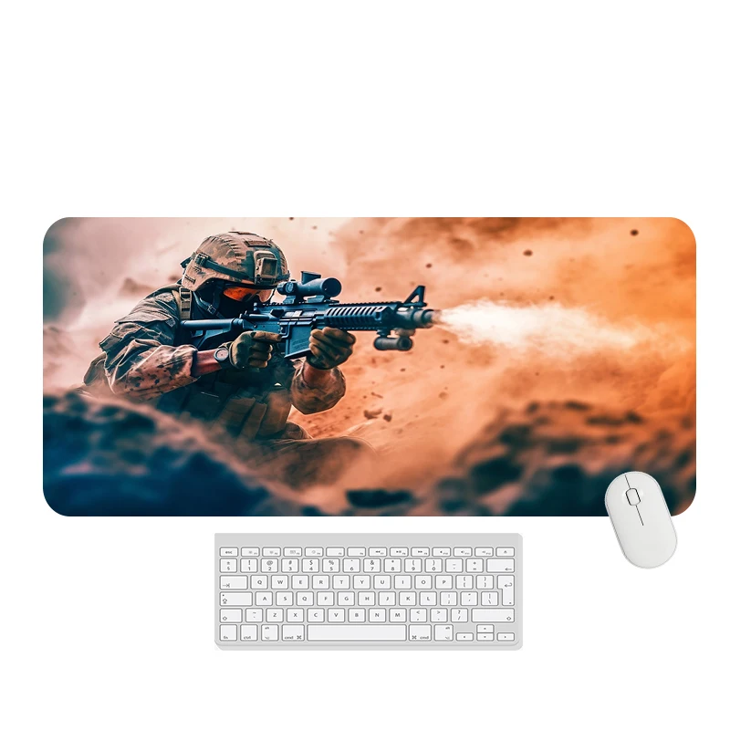 

Military enthusiasts professional gaming mouse pads anti-slip computer extended writing pad peripheral expansion table mats XXL