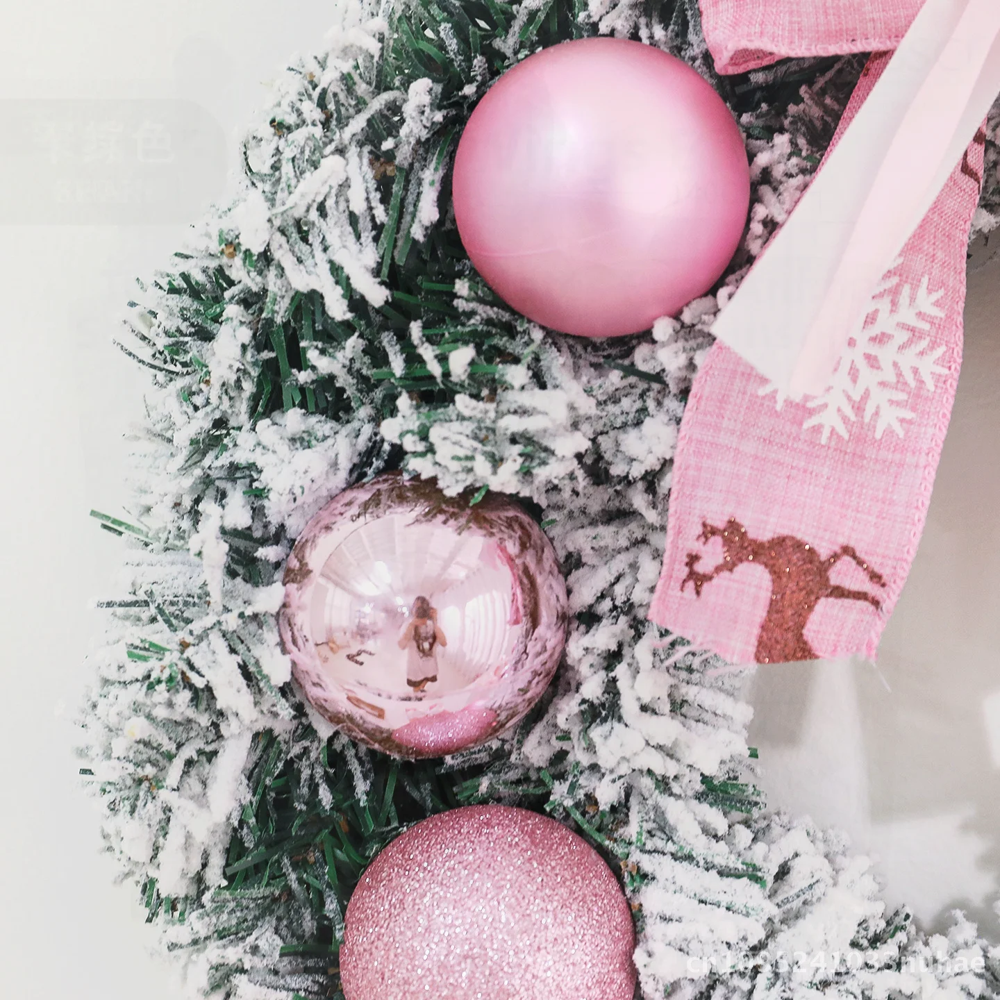 

New Christmas Velvet Flower Ring 40cm Mall Window Hotel Company Hanging Decorations Door Christmas Ornaments