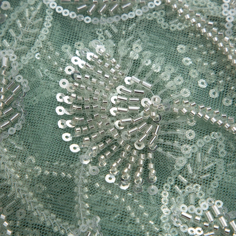 SJD LACE Nigerian French Beads Net Wedding Net Lace Fabric 2024 High Quality African Sequins Mesh Lace for Women Dress Party4069