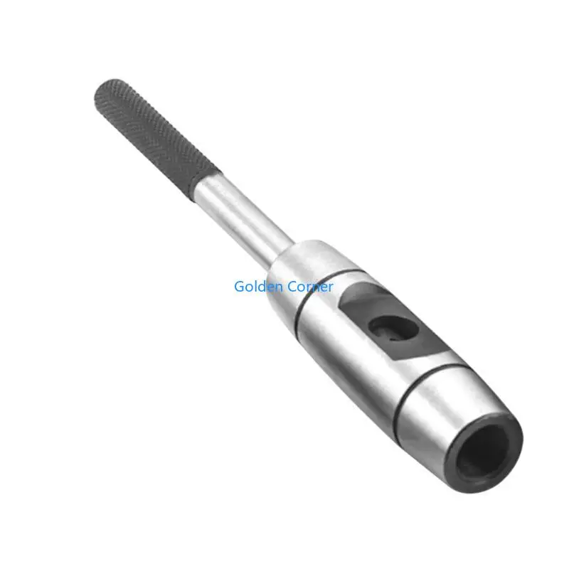 

E15D Adjustable Tap Wrench Handle Metric 2mm-8mm Thread Tap Holder Reamer Hand Tapping Tool Spanner for Machinist Repair Tool