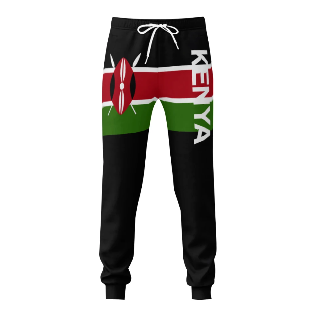 

Kenya Flag Mens Sweatpants with Pockets Joggers for Men Sports Casual Sweat Pants With Drawstring