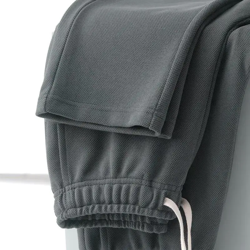 

Мужские спортивные брюки прямого кроя больших размеров (до 300 фунтов), в американском ретро-стиле, свободные повседневные брюки для весны и осени, дышащие.