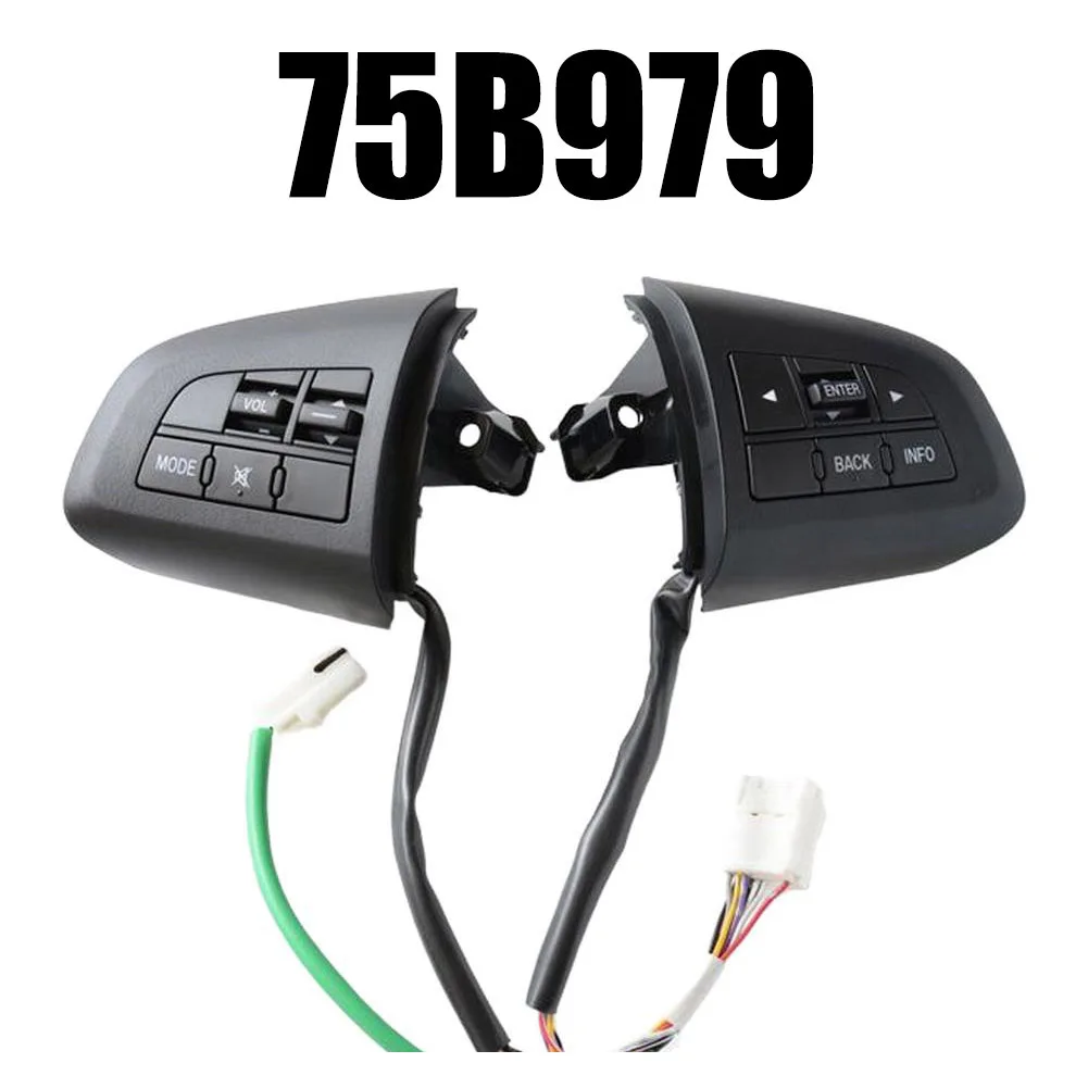 

Fit For For MAZDA 3 5 CX7 2011 2013 Steering Wheel Button Switches Replacement OEM 75B979 Car Audio Control Switch