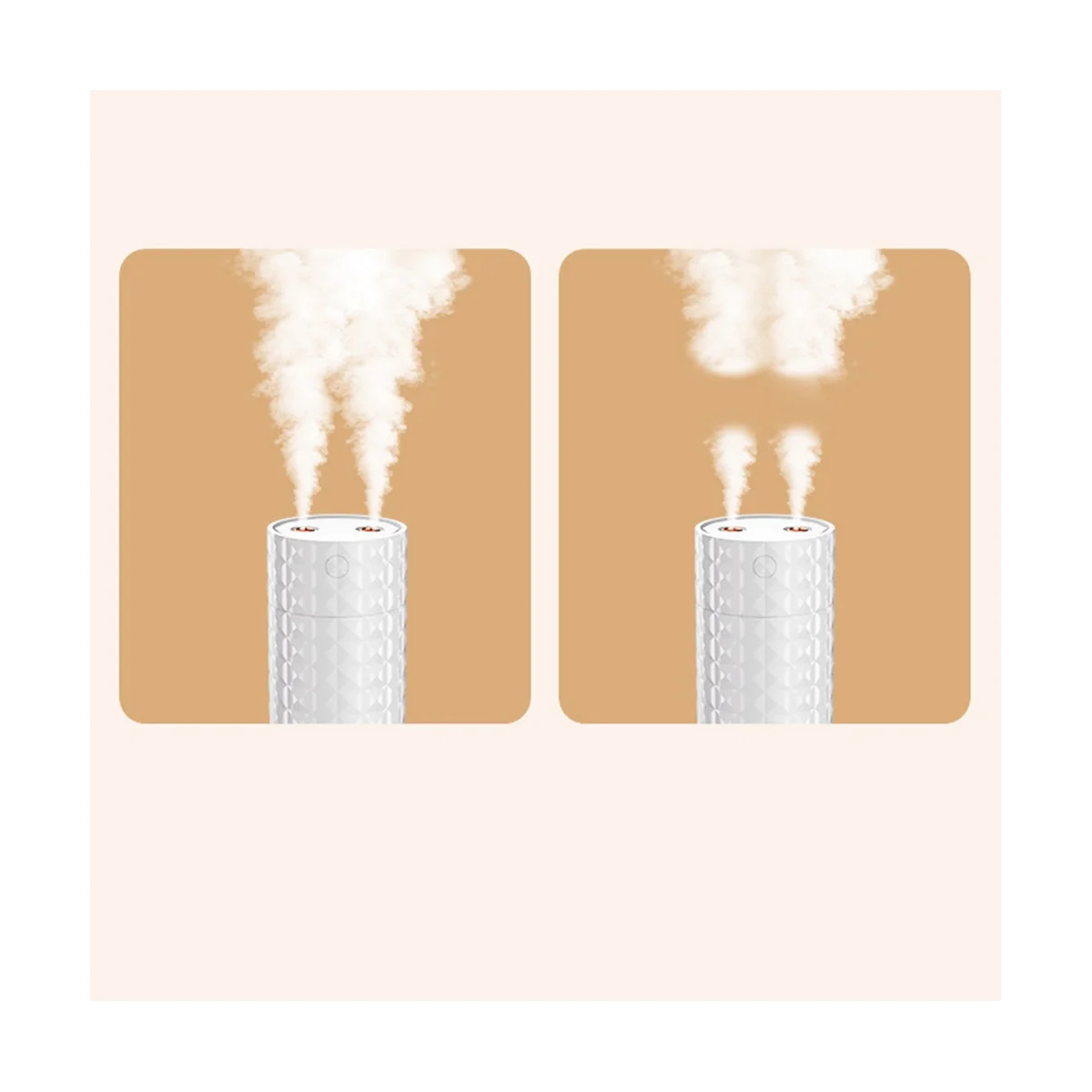 Portable Mini Air Humidifier USB Ultrasonic Oil Diffuser Home Anion Mist Maker White B