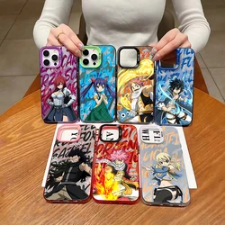 Anime Fairy Tail Phone Case For iPhone 16 15 14 13 12 11 Pro Max X XR XSMAX 8 7 Plus Candy Matte Shockproof Back Cover