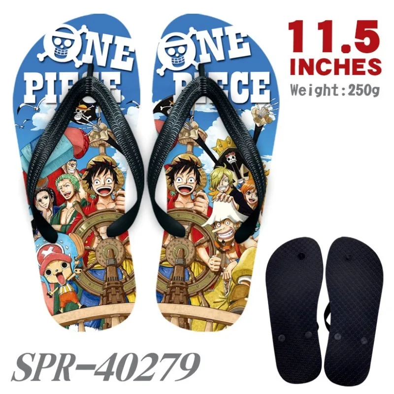 Anime One Piece rufy infradito Kawaii Cartoon Chopper pantofole estate Casual Outdoor infradito Beach Animation pantofole regali