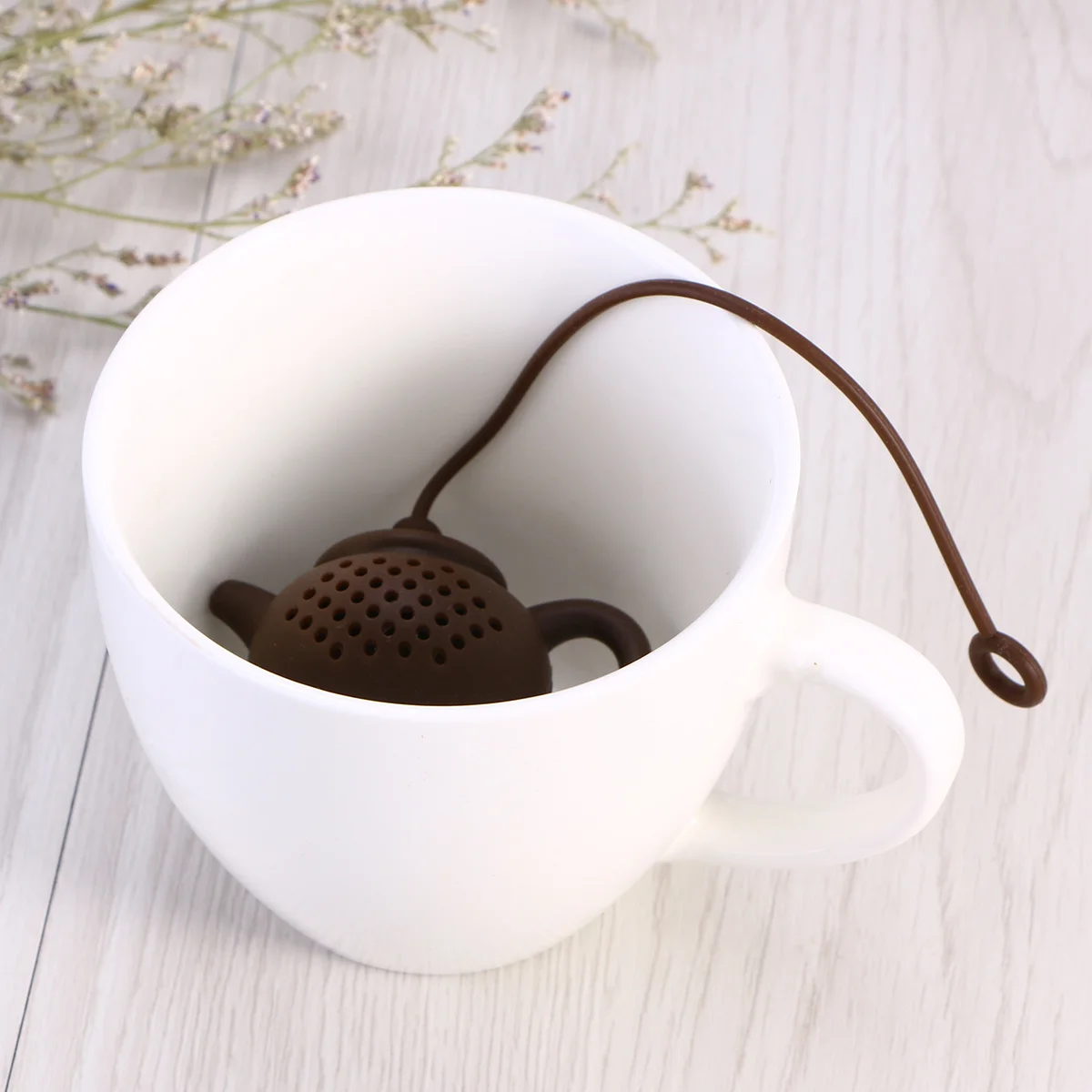 

Small Silicone Tea Strainers Infuser for Teapot Teacup Easy Use Accessories for Tea Drinkers