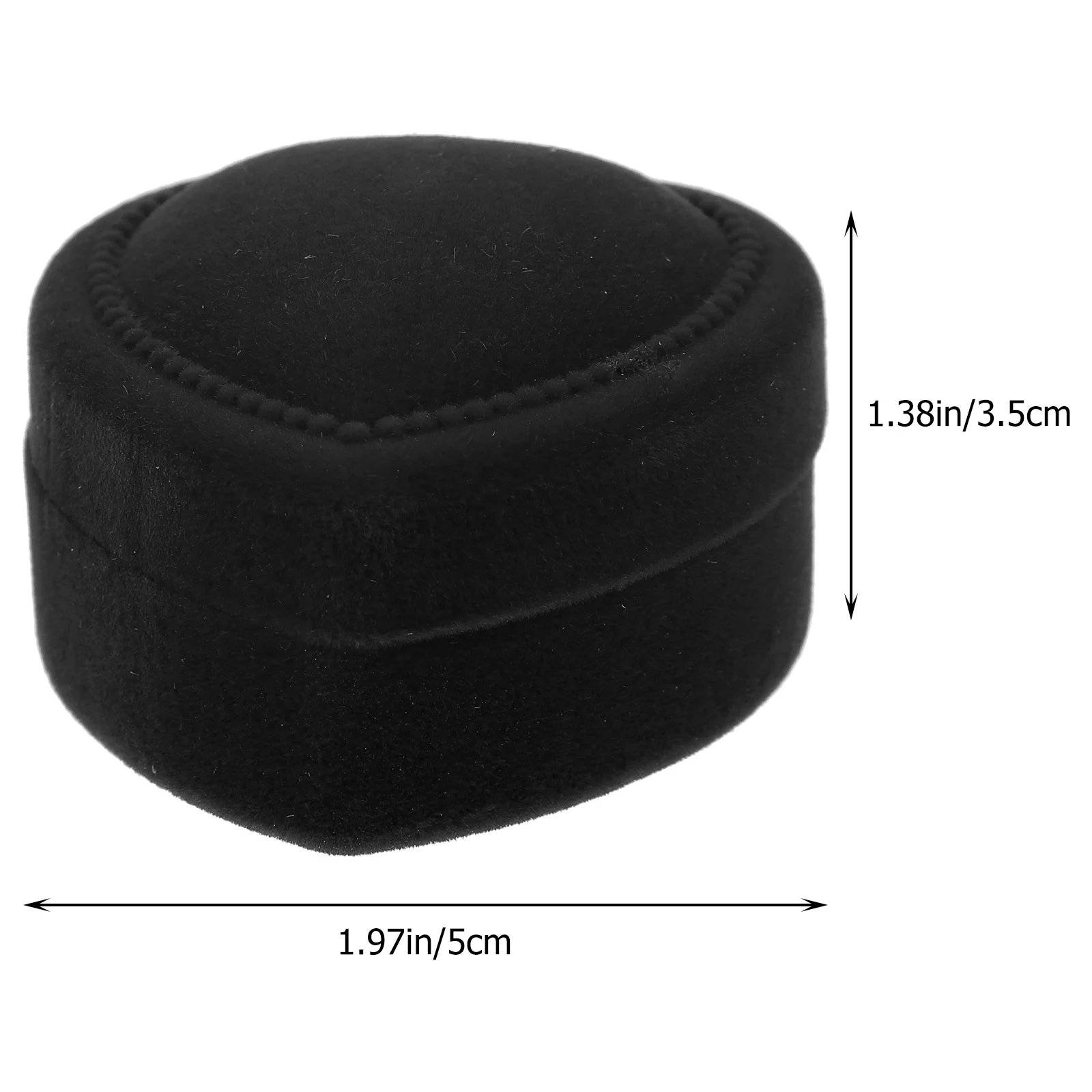 6Pcs Heart Shaped Ring Box Small Portable Ring Organizer for Wedding Engagement Proposal Jewelry Storage Gift Earring Box Gift