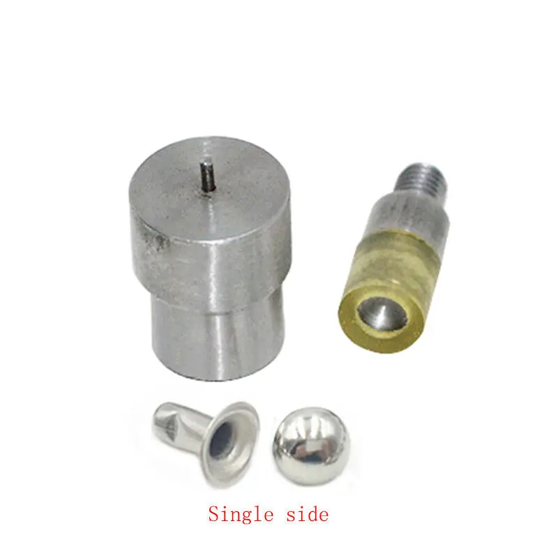 

Round Head Single Side Mushroom Rivet Snap Dies Tools for Handmade Manual Press Machine