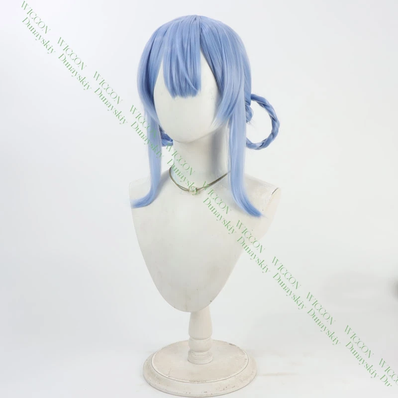 تاتشيبانا شيري شعر مستعار تأثيري لعبة الشعر الأزرق فتاة ساحرة تجارب هالوين كرنفال حفلة ملحق للنساء الفتيات