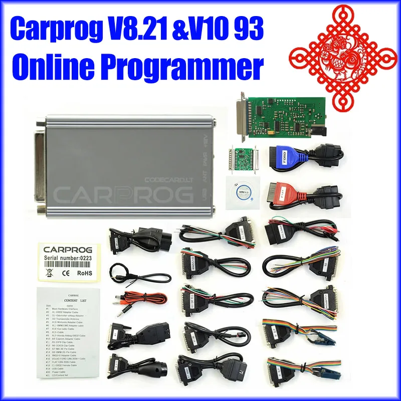 Carprog V8.21 V10.93 Online Programme With Keygen Online Programmer For Radio/Dash/IMMO/ECU Auto Repair Tool