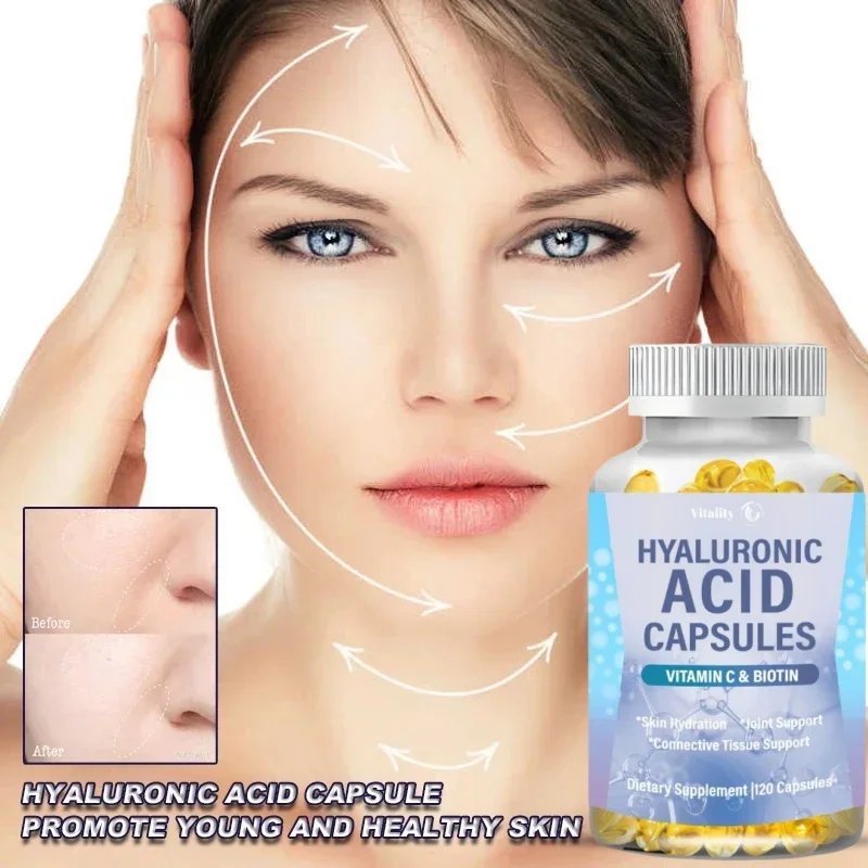 Vitality Hyaluronic Acid Capsules To Promote Joints, Youthful Healthy Skin and Support Healthy Connective Tissue