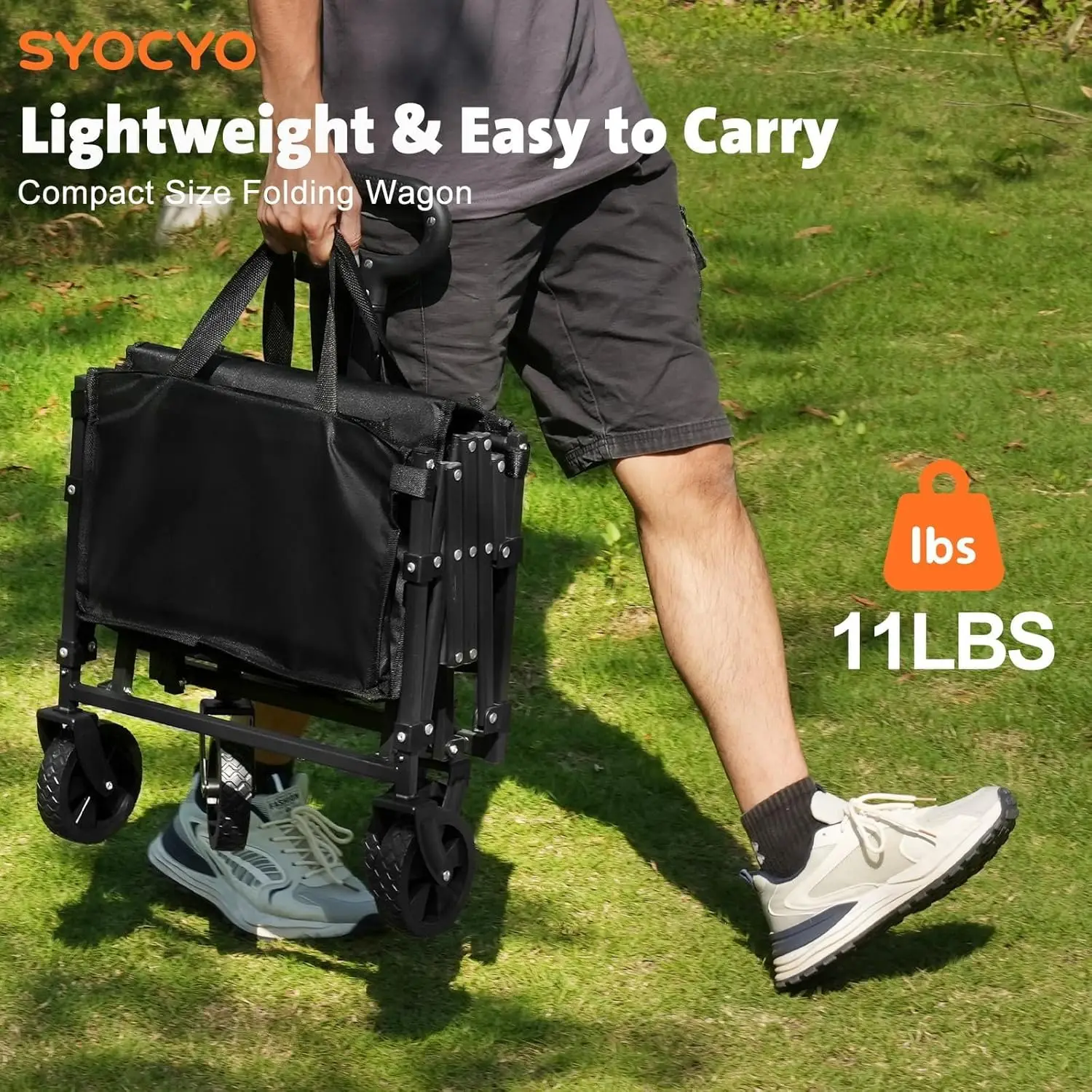 折りたたみ式ワゴンカート 220ポンド 耐荷重 折りたたみ式 軽量 ポータブル ユーティリティカート ホイール付き ビーチ ショッピング ガーデン スポーツ用