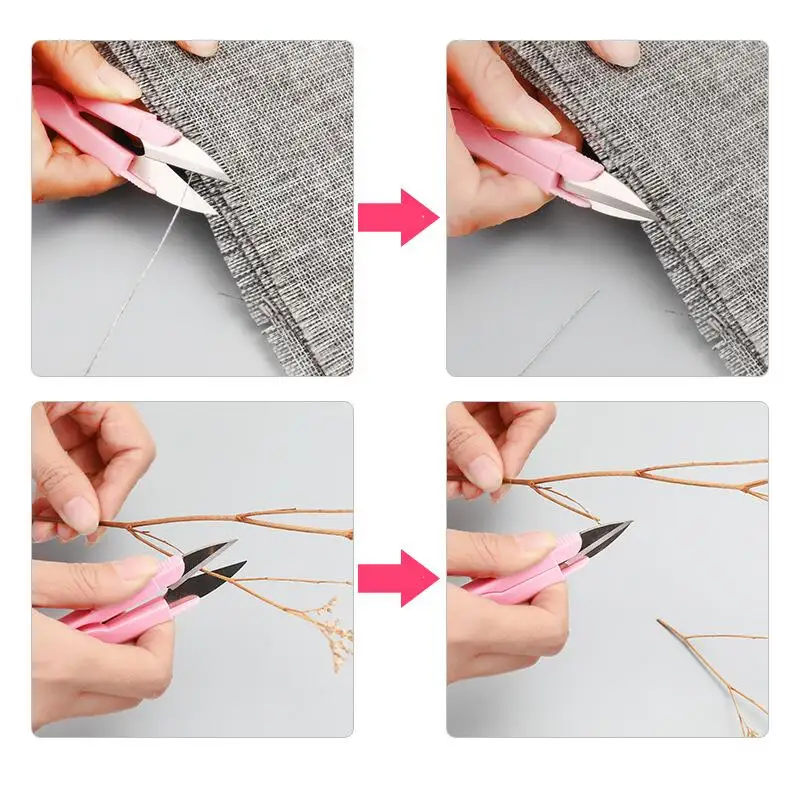 Needlework Scissors For Tailor Sewing Handicraft Fabric Accessories Embroidery Metal Cutting Sewing Supplies Tools Thread Cutter