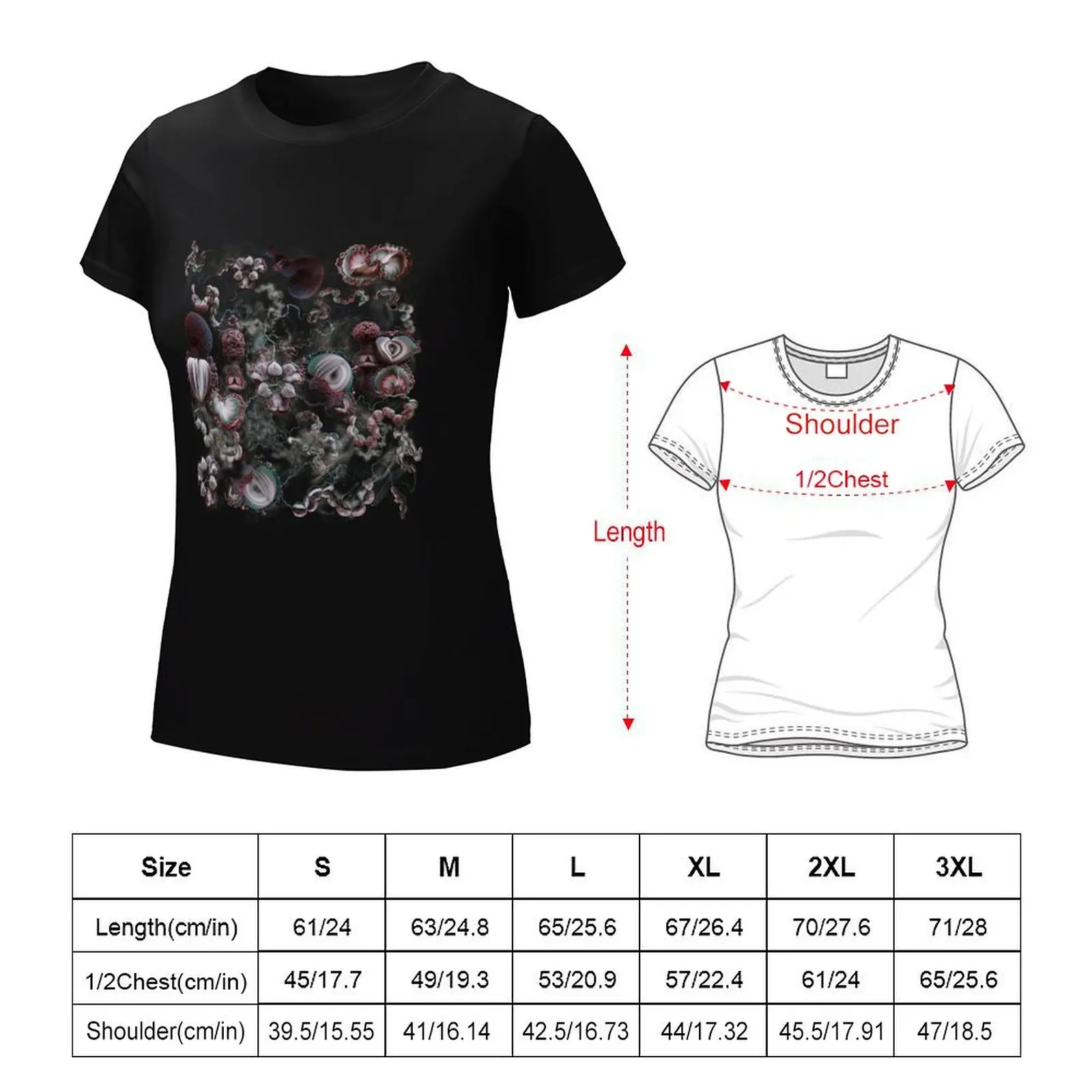 Camiseta gráfica Bjørk Fossora Fungi para mulheres, tops de verão, roupas estéticas, secagem rápida