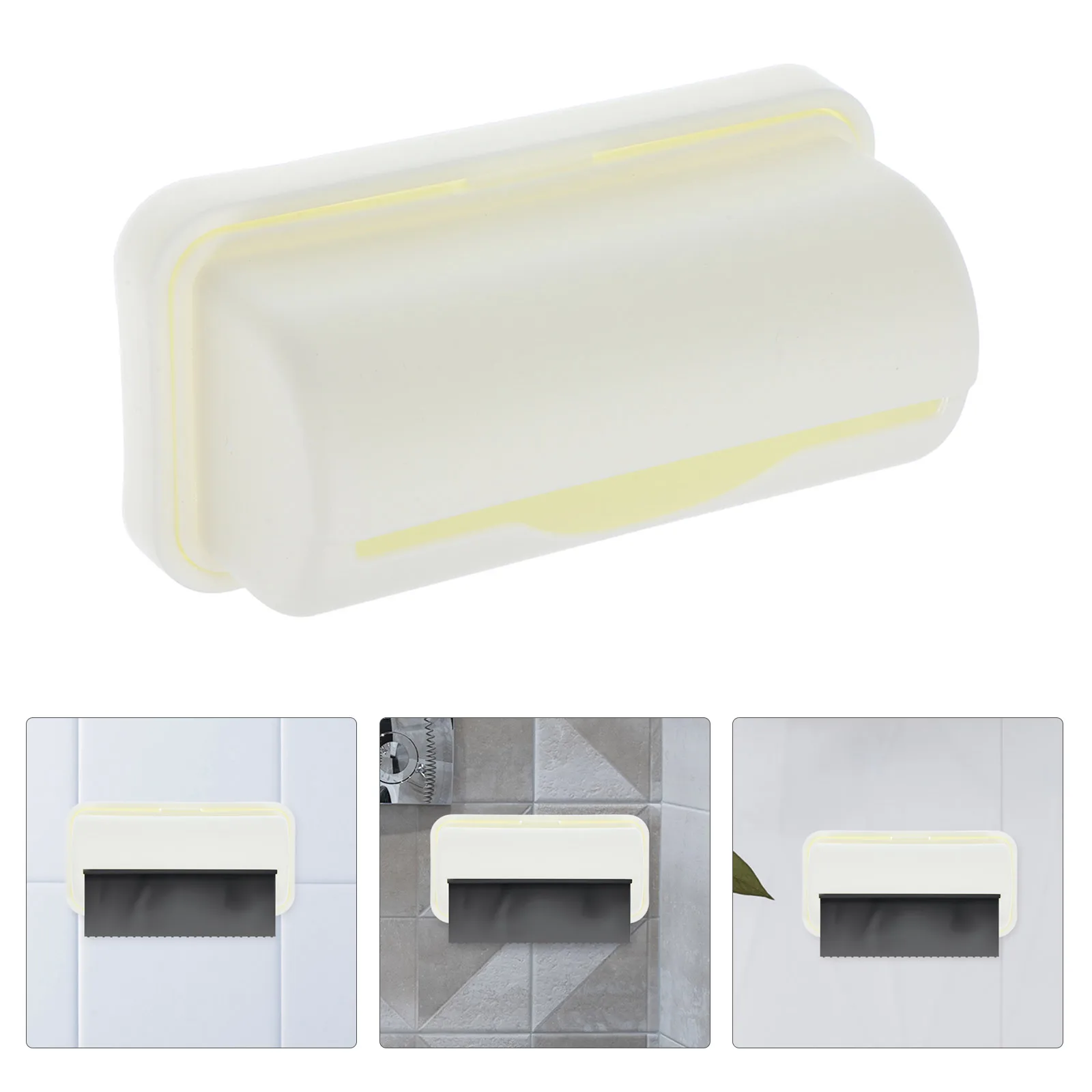 

3 Pcs Garbage Dispenser Holder Plastic Bags Organizer Shopping Grocery Pocket Containers Abs