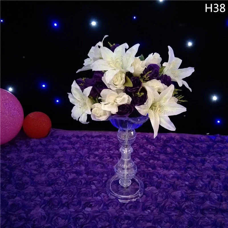 2020 new wedding props ornament wedding arrangement crystal lamp street guide supplies transparent acrylic flower pot fruit plat