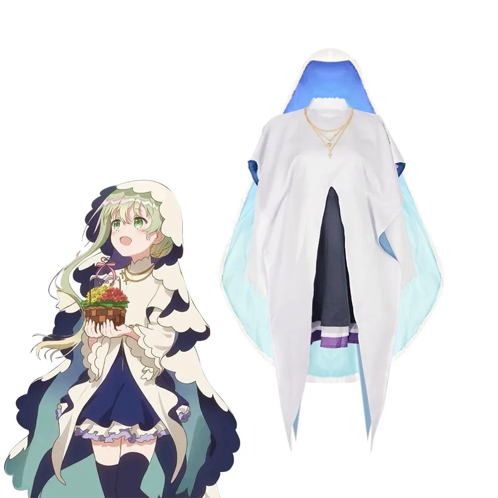 

Cecilia In A White Saint Black Priest Cosplay Nun Costume