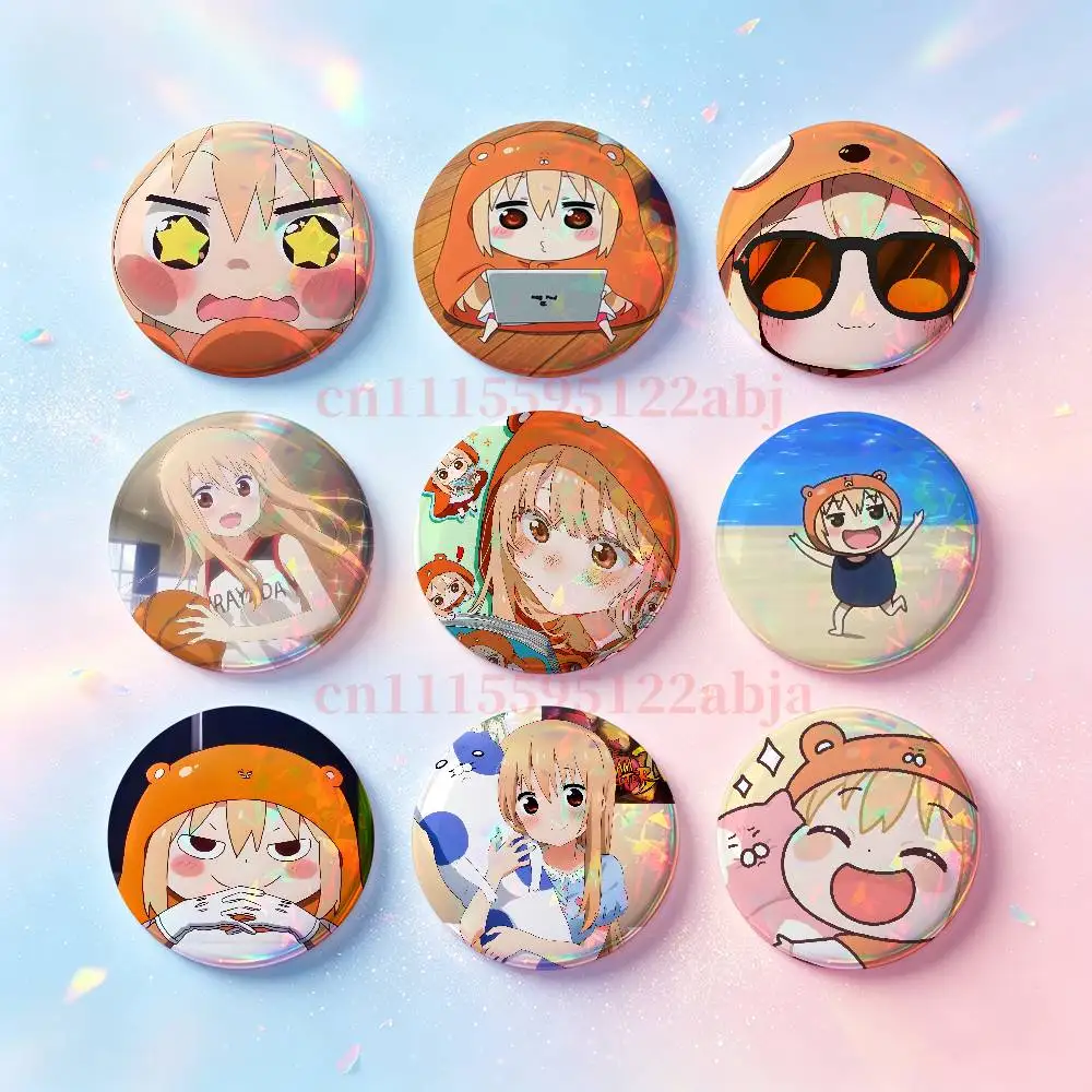 u-umaru doma from himouto u-umaru chan HD Print Badges Pretty Round Display Brooches IP merchandise 32mm 58mm 75mm 44mm 25mm