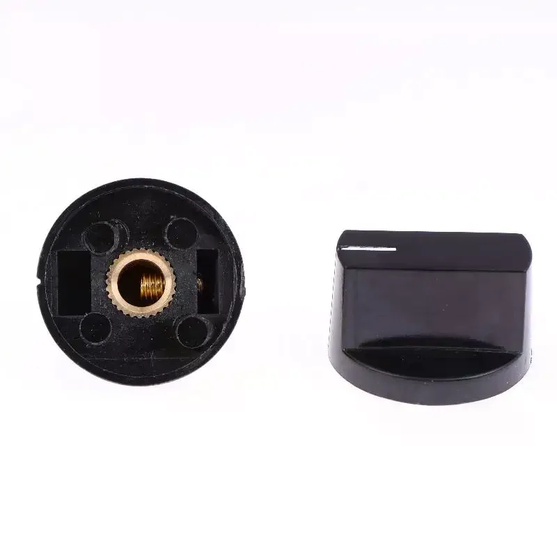 10Pcs KN-6-6.0 Potentiometer Knob Duck Bill Type For Guitar Amplifier Effects Pedal Volume Tone Control Replacement Parts