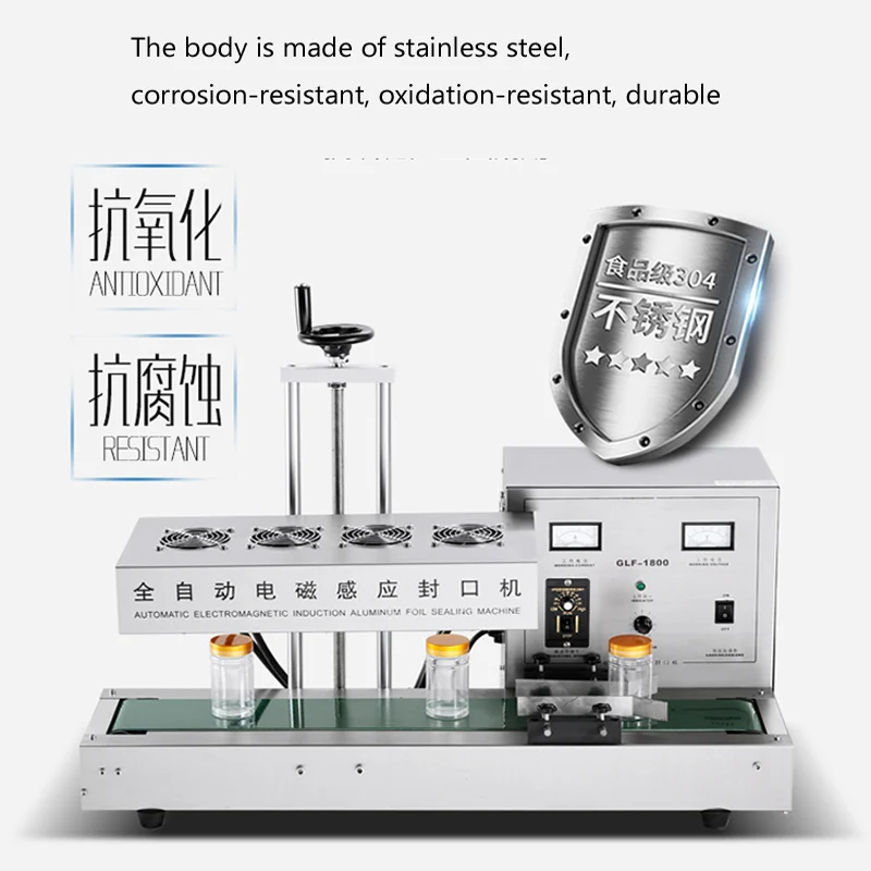 Commercial Honey Bottle Plastic Bottle Aluminum Foil Gasket  Aluminum Foil Sealing Machine Dog Food Can Aluminum Foil Sealer