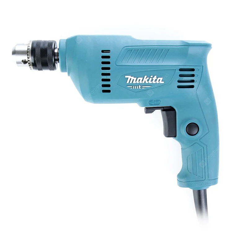 Imagem -02 - Makita M0600b 10 mm Broca de Mão 350w 3000rpm Multifuncional Auto-travamento Mandril Stepless Velocidade Variável Handheld Casa Ferramentas Elétricas