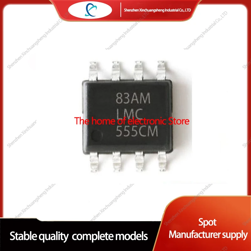 10PCS LMC555CMX  LMC555CM  555 SOIC-8 Type, Timer/Oscillator (Single) IC 3MHz 8-SOIC