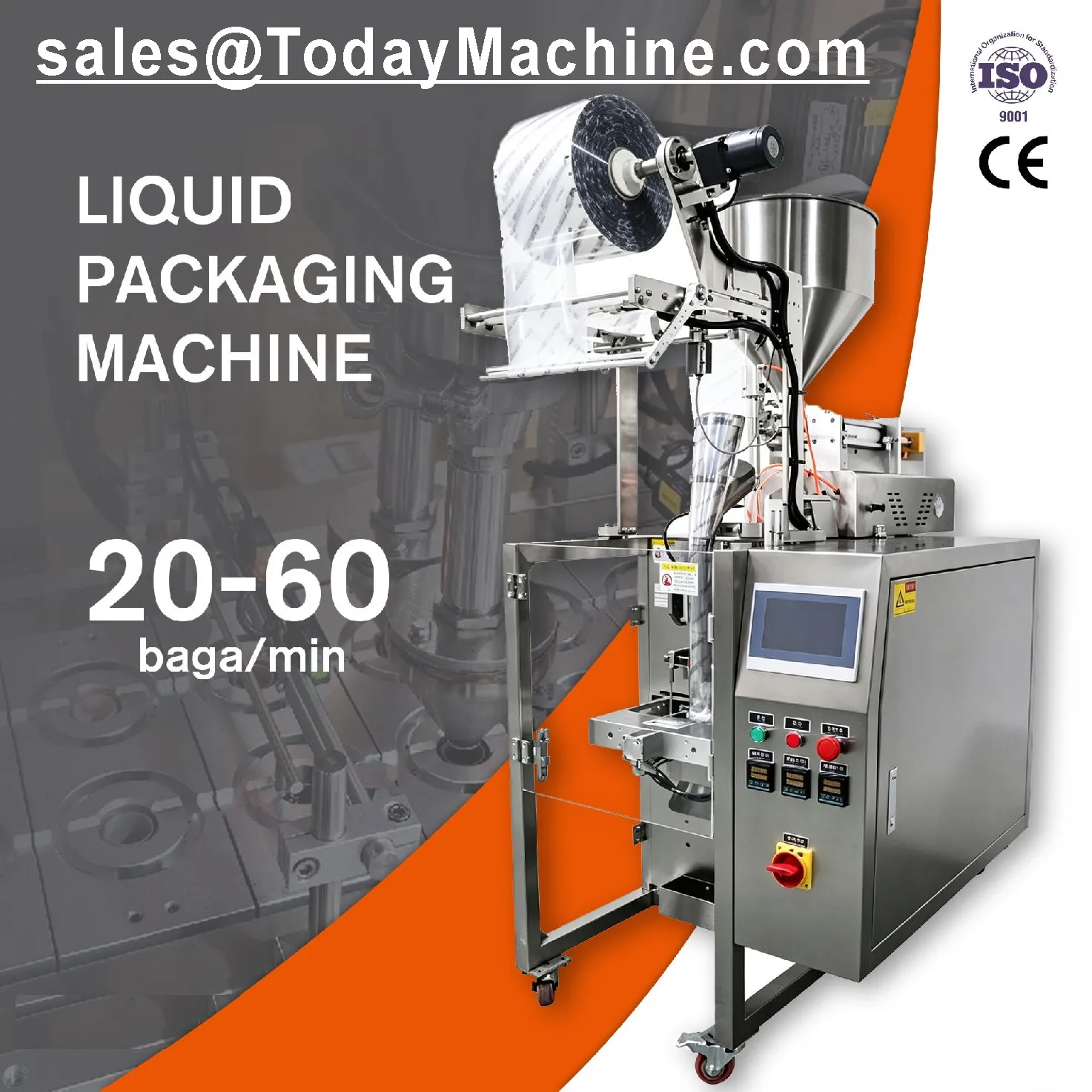 Liquid Packaging Machine Sachet Bag Water Filling Packing Machine