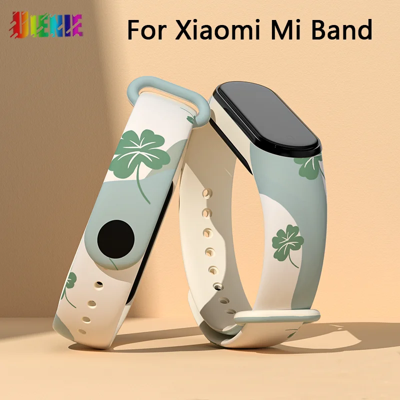 

UIENIE Morandi Watchband For Xiaomi Mi Band 3 4 5 Silicone Smart Band Sport Replacement Wristband For Xiaomi Mi Ban 7 6 Strap