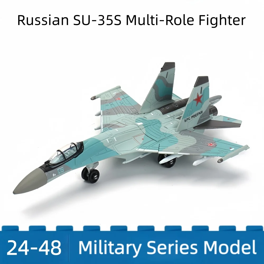 1/100 Military Series Building Blocks Russian Sukhoi Su-35S Multi-Role Fighter Model Super Flanker Jet Toys For Boys Xmas Gifts