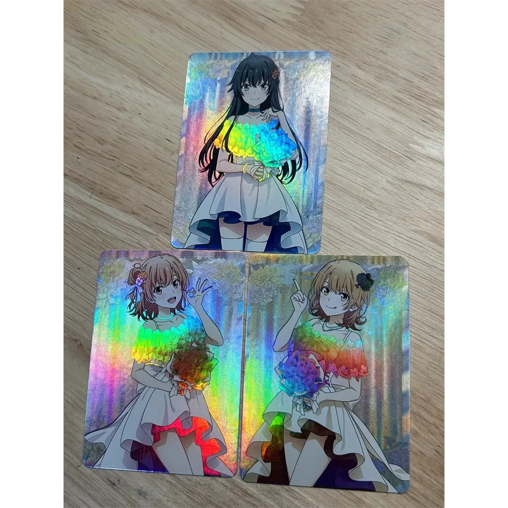 DIY My Youth Romantic Comedy Is Wrong, As I Expected Yukinoshita Yukino Yuigahama Yui Isshiki Iroha Flash Card Anime Peripheral