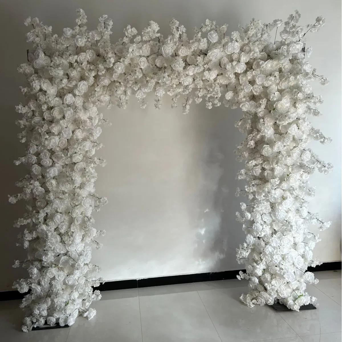 Cloth bottom simulation flower wall Internet celebrity wall, background wall, arch welcome flower production