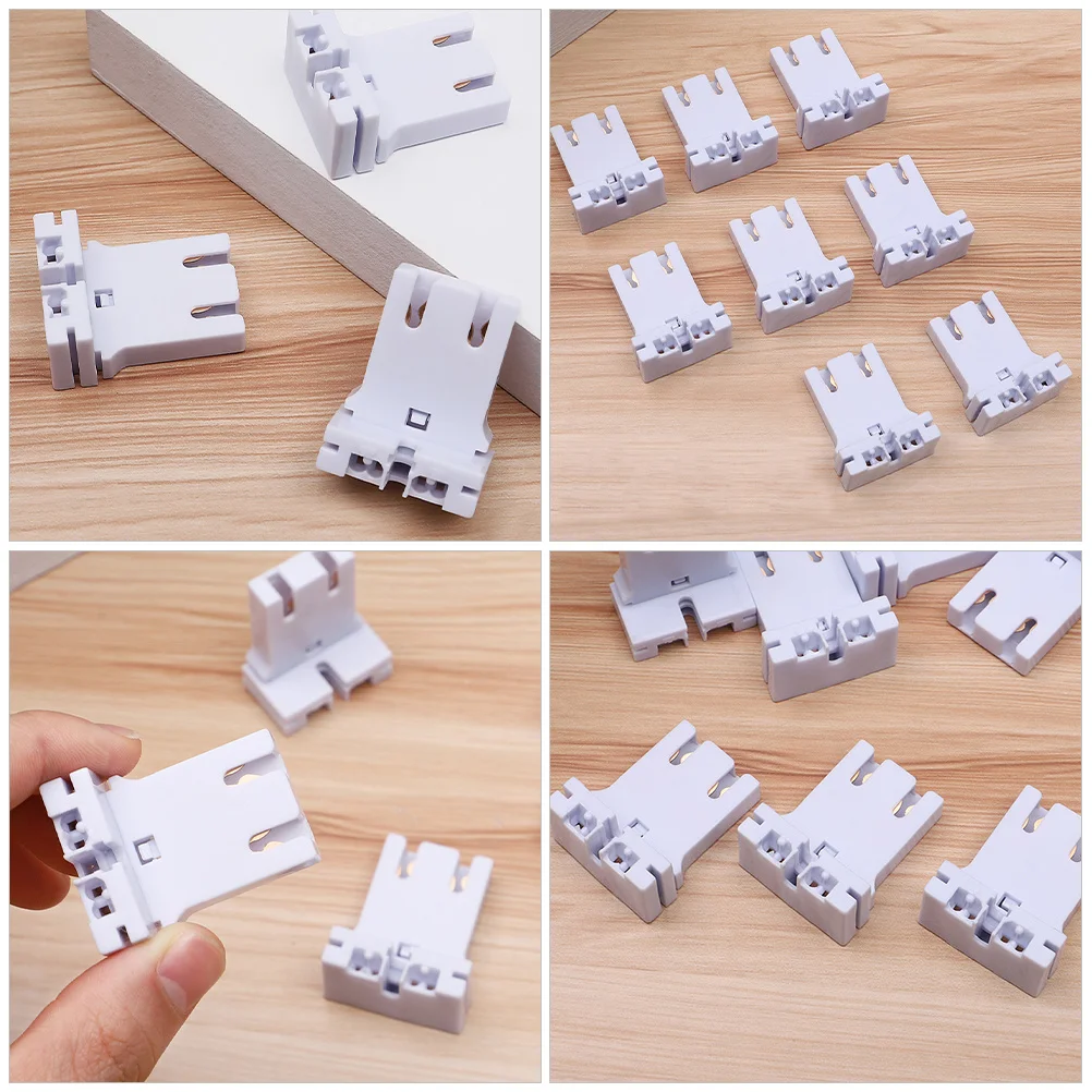 

8pcs Led Test Lampholder Tombstone Light Socket Holder Reusable Durable For Indoor Outdoor Use Bulb Base Lamp Parts