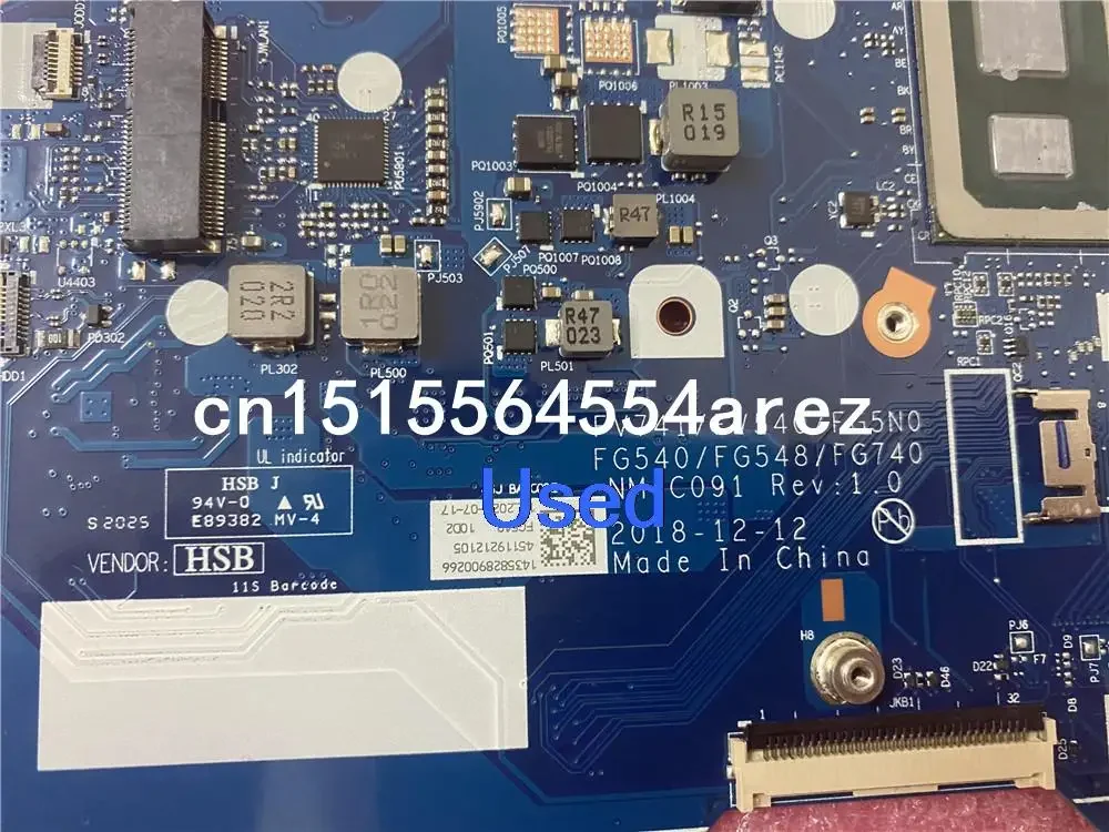 ใช้สําหรับ Lenovo Ideapad L340-15IWL L340-17IWL V340-17IWL แล็ปท็อป I3-8145U 5B20S41685