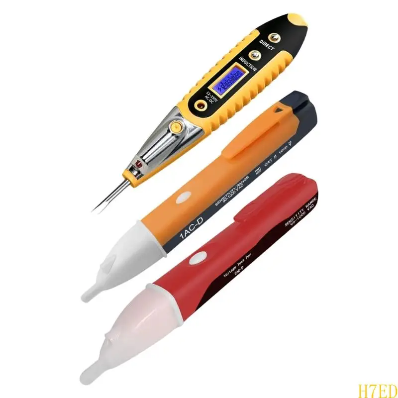 H7ed Multifonctionnel Intelligent Induction Tension Tester Tester Tester LED Affichage pour les électriciens