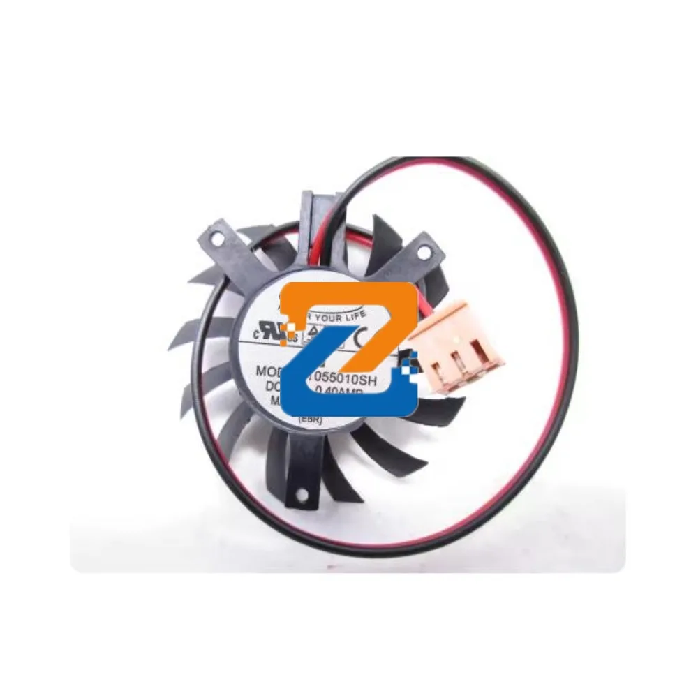 Laptop Cooling Fan For EVERFLOW T055010SH Hole Pitch 27*35*35MM Diameter 45mm Graphics Card Fan DC5V 0.40A 2-Wire