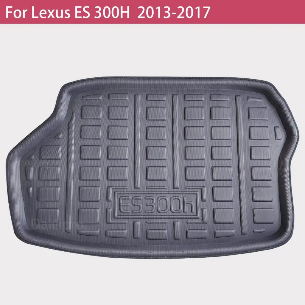 Tailored Rear Trunk Mat For Lexus ES 300H ES300h 2013 2014 2015 2016 2017 Cargo Liner Boot Floor Tray 3D Protector Accessories