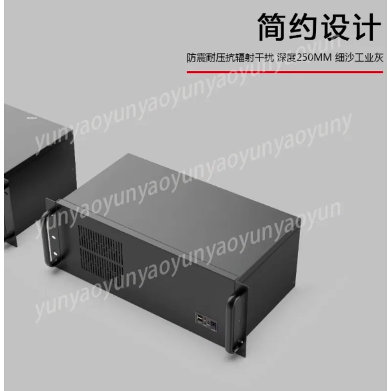 4U Server Chassis Industrial Rack Case for ATX Motherboard Workstation Dustproof PC Enclosure
