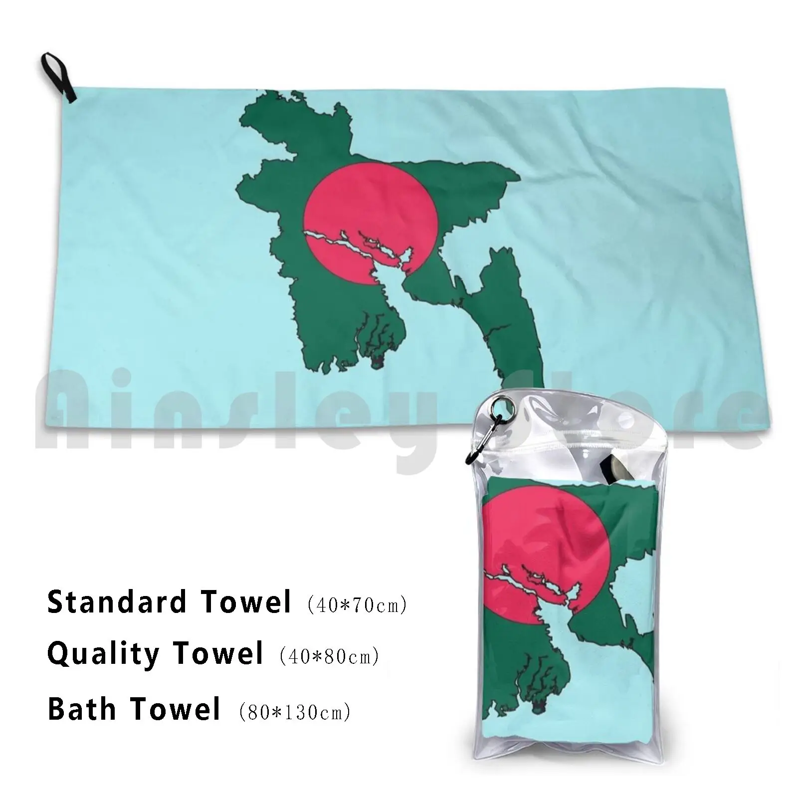 Bangladesh Map With Flag Bath Towel Beach Cushion Bangladesh Bangladeshi India Bhutan Nepal Pakistan