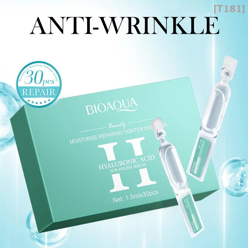 Sérum de Vitamina C e Retinol com Microagulhas e Ácido Hialurônico para Hidratação Facial - 30 unidades/caixa