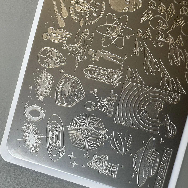 

XMQ STAMPING NAIL PLATES UFO DESIGNS IMAGE PLATE TEMPLATES