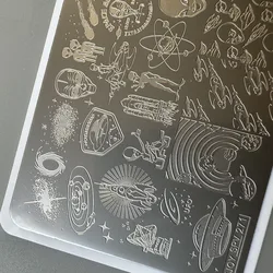 XMQ STAMPING NAIL PLATES UFO DESIGNS IMAGE PLATE TEMPLATES