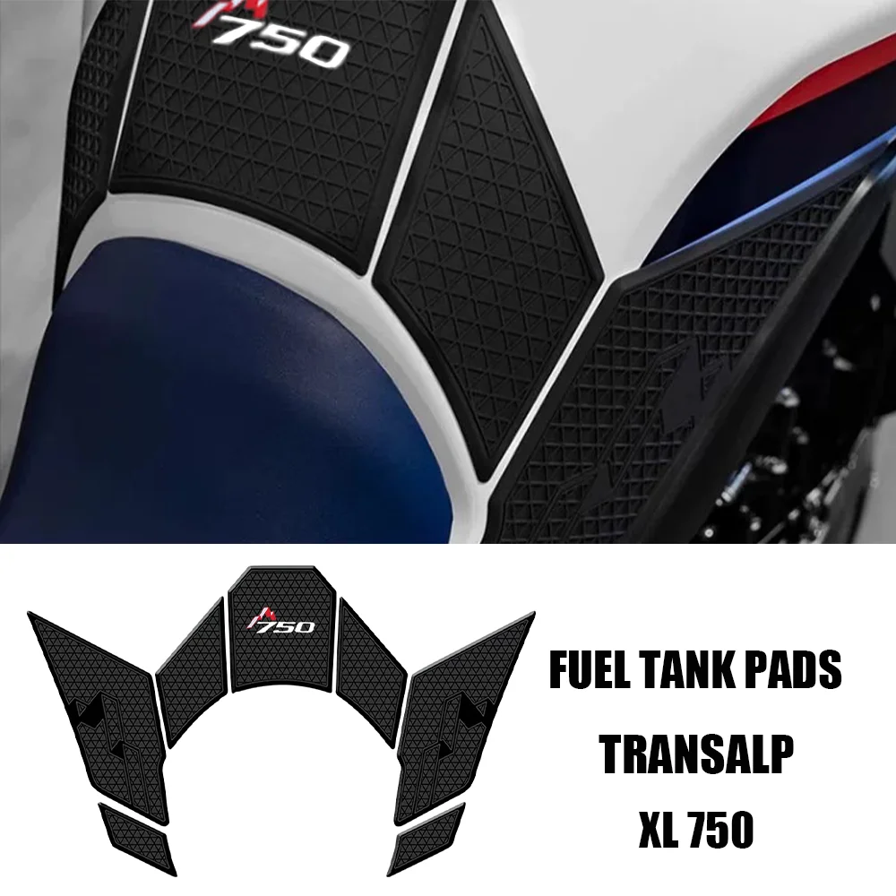 

for HONDA Transalp XL750 XL 750 Accessories Motorcycle Rubber Fuel Tank Pads Knee Grip Decals Transalp750 Anti-slip Stickers