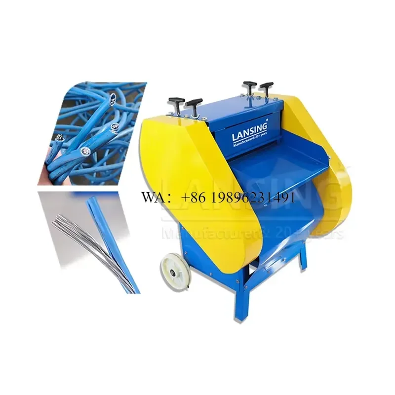 Wmwmnu High Efficiency 12 Feeding Hole Copper Wire Stripping Cable Manufacturing Equipment with Cable Cutting
