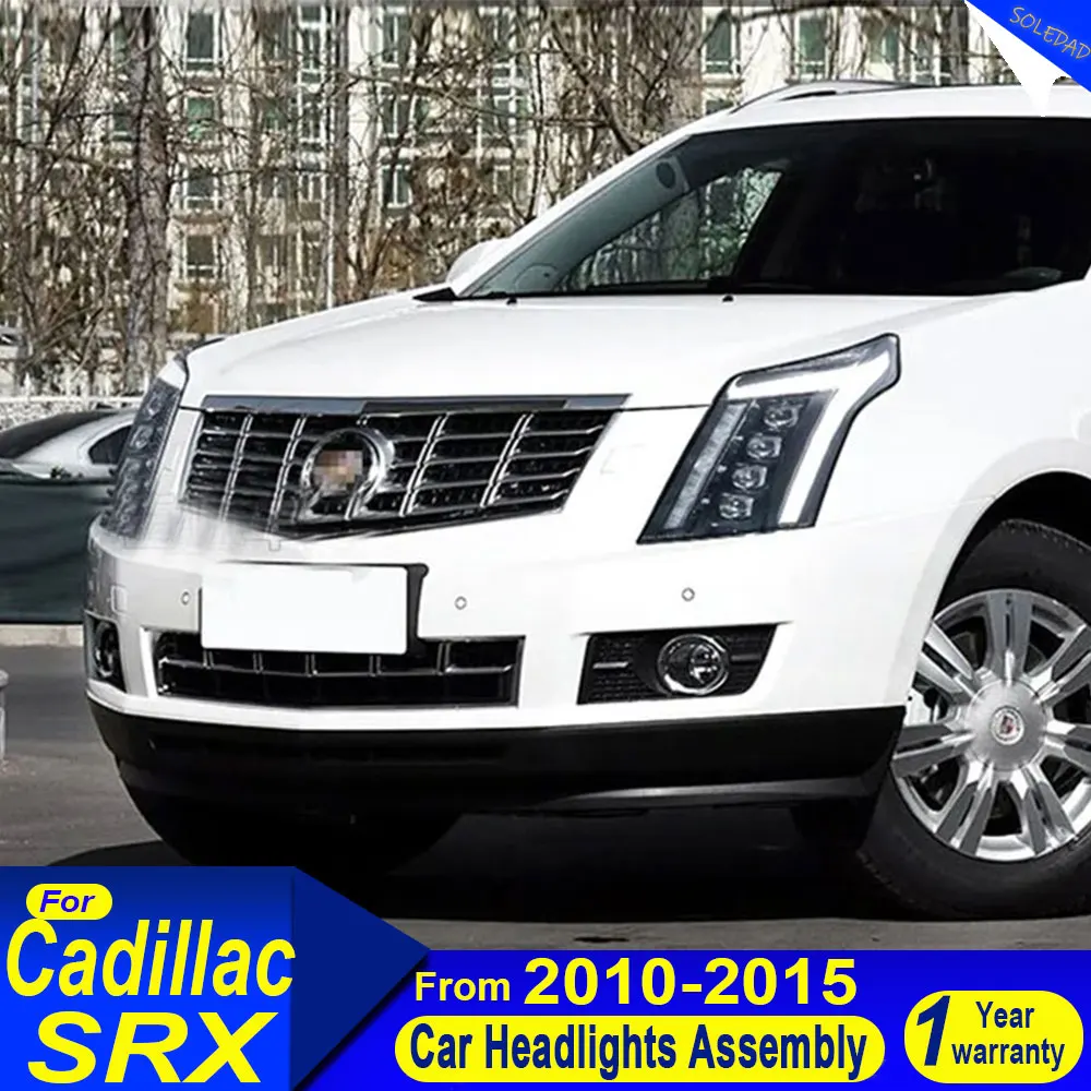 

Car Head Lamp For Cadillac SRX 2010 2011 2012 2013 2014 2015 Led Headlights Led Front DRL Turn Signal Lights Headlamp Assembly