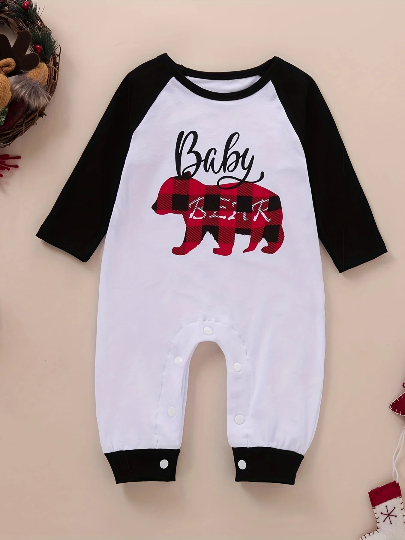 

Unisex Casual Long Sleeve Onesie Spring Autumn Seasonal Letter Print Comfortable Jumpsuit for Men And Women